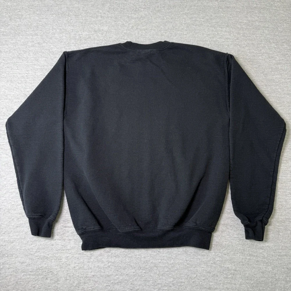 Gildan‎ Volleyball Sweatshirt Youth XL Black Graphic Crewneck Kids Pullover